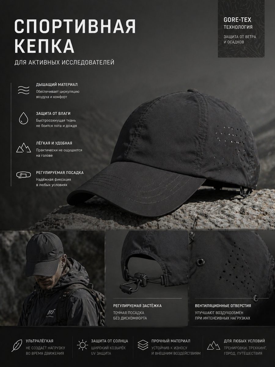 Спортивная кепка
